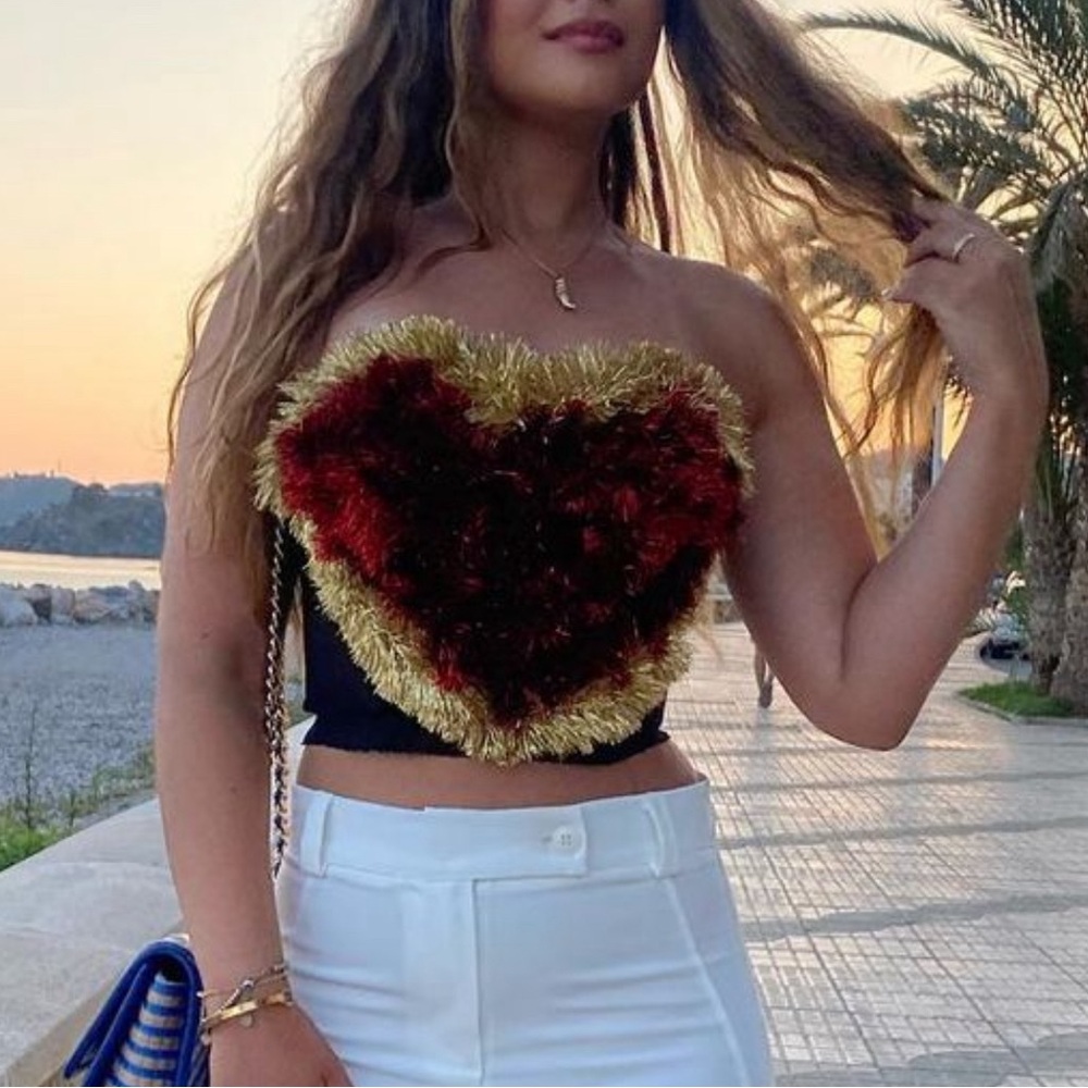 DOLCE AND GABBANA HEART BUSTIER